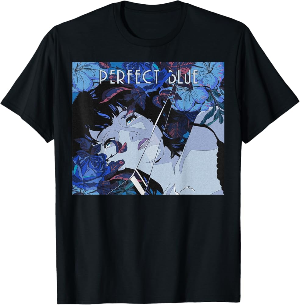 Amazon | 日本アニメ ガール パーフェクトブルー Tシャツ | Tシャツ